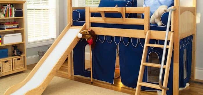 ikea kids bed with desk