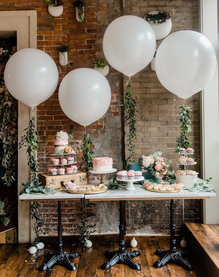 baby shower welcome table ideas