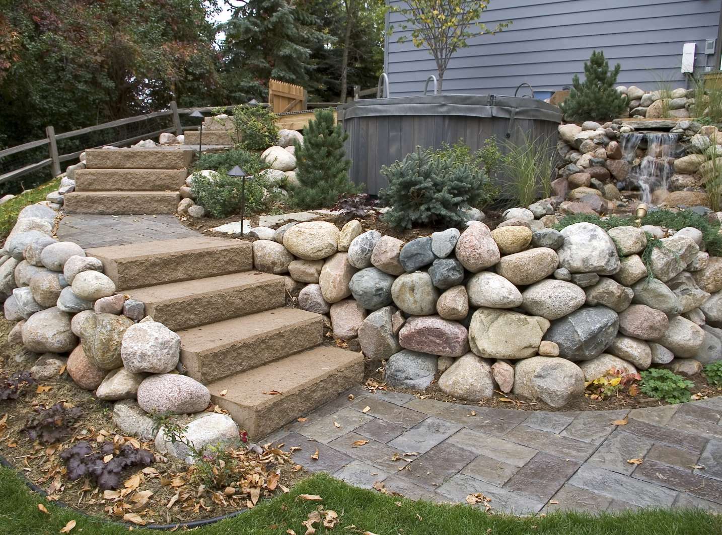Landscaping Ideas For A Retaining Wall - Image to u