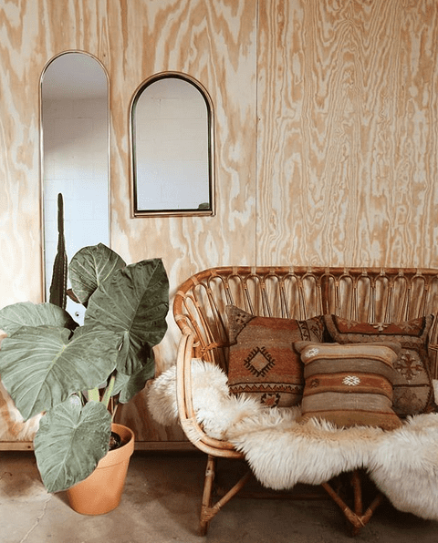 Boho-woonkamer