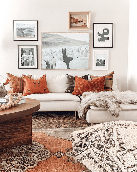 Boho living room