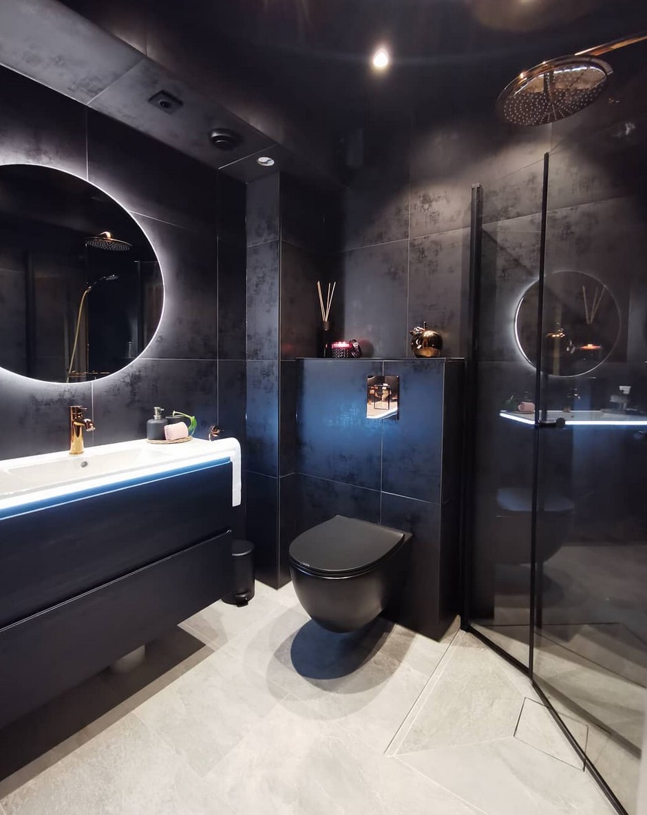 Black And White Bathroom Pictures Best Design Idea